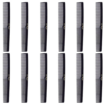 Cleopatra All Purpose Professional Combs 7" Flat Styler 410 (12 pack)
